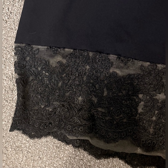 Tadashi Shoji black and lace dress. 18 - Picture 2 of 8